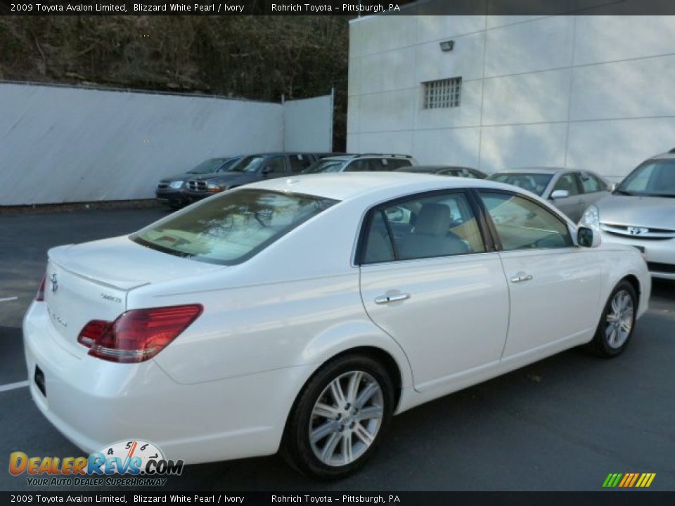 2009 Toyota Avalon Limited Blizzard White Pearl / Ivory Photo #11