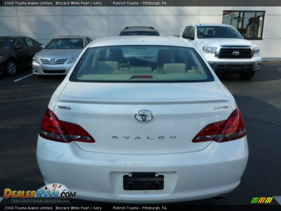 2009 Toyota Avalon Limited Blizzard White Pearl / Ivory Photo #12