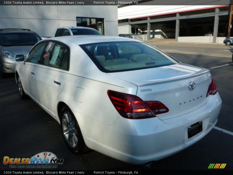 2009 Toyota Avalon Limited Blizzard White Pearl / Ivory Photo #13
