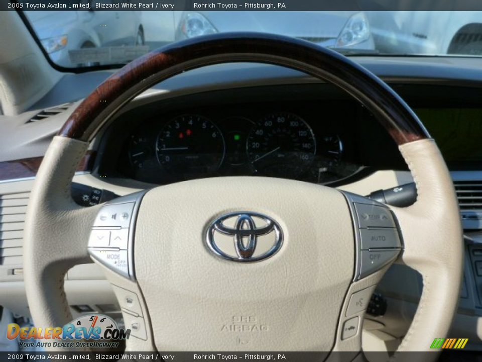 2009 Toyota Avalon Limited Blizzard White Pearl / Ivory Photo #18