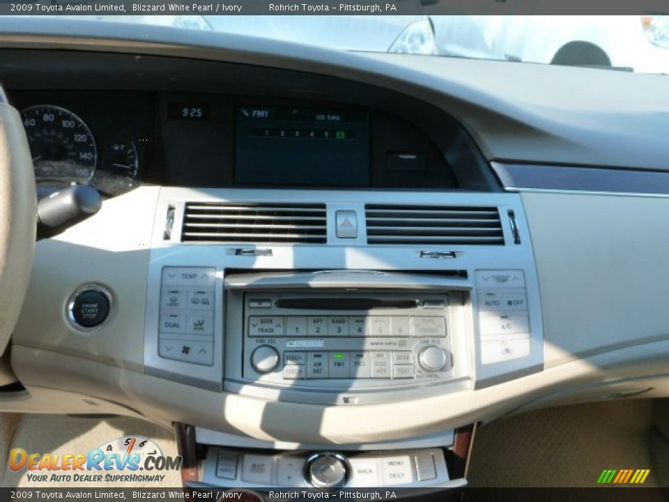 2009 Toyota Avalon Limited Blizzard White Pearl / Ivory Photo #19