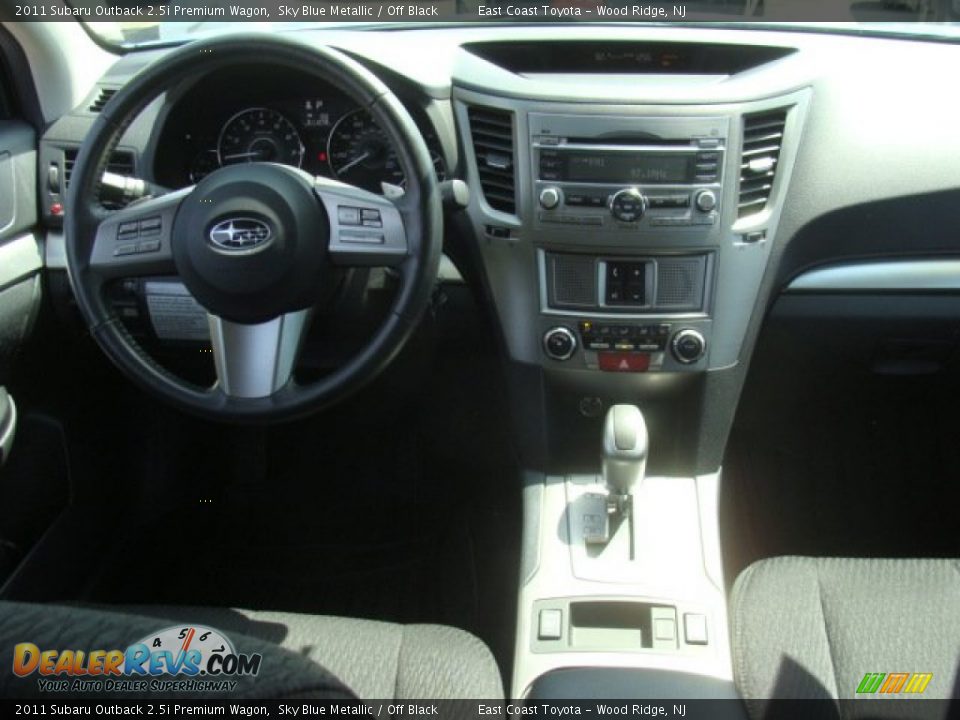 2011 Subaru Outback 2.5i Premium Wagon Sky Blue Metallic / Off Black Photo #9