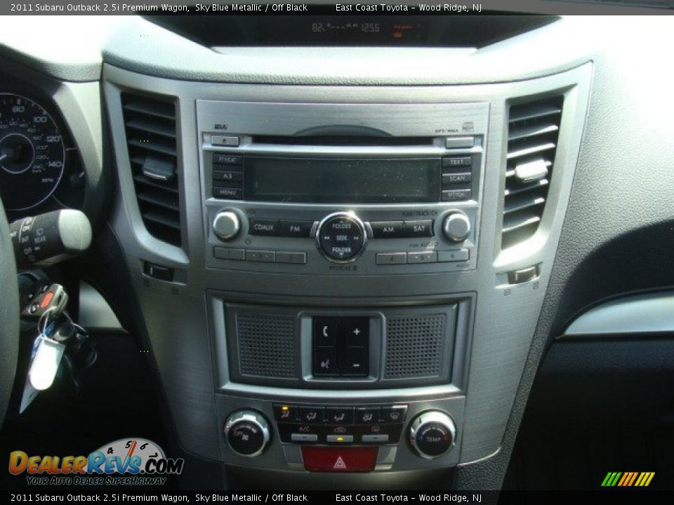 2011 Subaru Outback 2.5i Premium Wagon Sky Blue Metallic / Off Black Photo #11