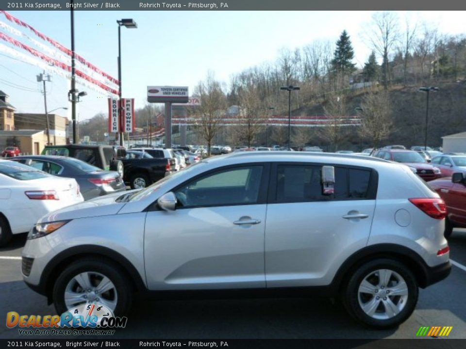 2011 Kia Sportage Bright Silver / Black Photo #2
