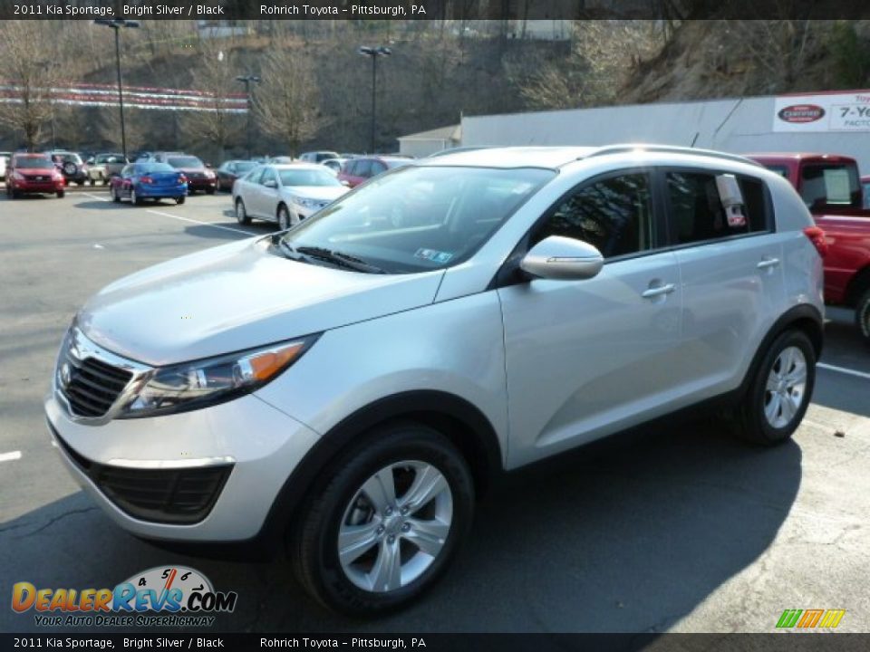 2011 Kia Sportage Bright Silver / Black Photo #3