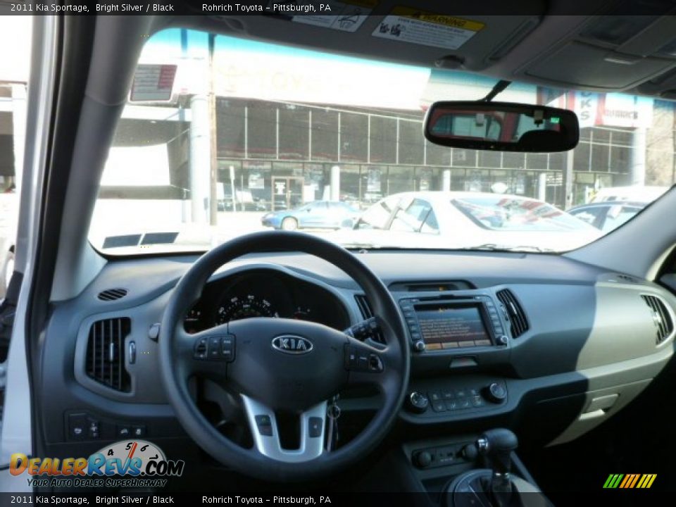 2011 Kia Sportage Bright Silver / Black Photo #6