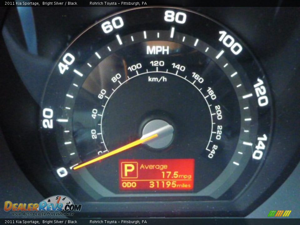 2011 Kia Sportage Bright Silver / Black Photo #9