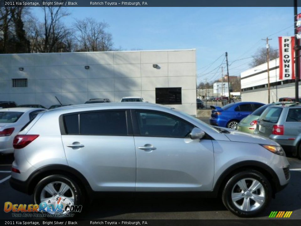 2011 Kia Sportage Bright Silver / Black Photo #10