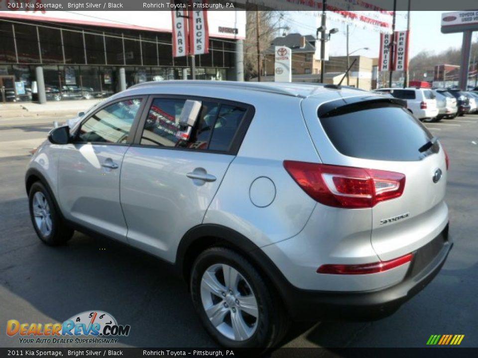 2011 Kia Sportage Bright Silver / Black Photo #12