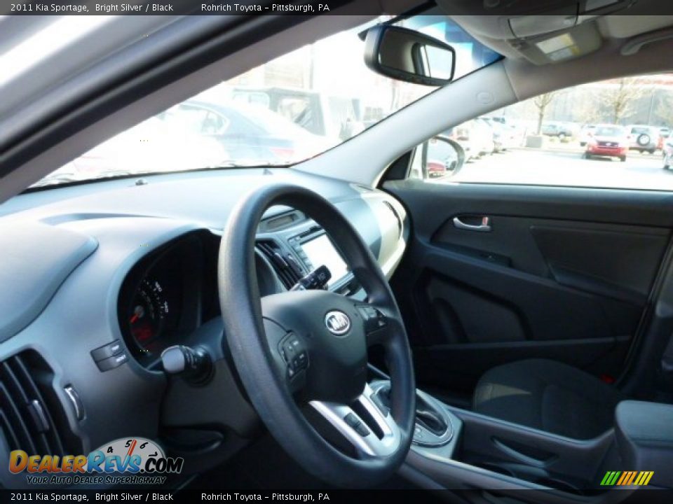 2011 Kia Sportage Bright Silver / Black Photo #17
