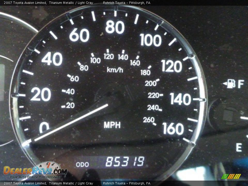 2007 Toyota Avalon Limited Titanium Metallic / Light Gray Photo #9