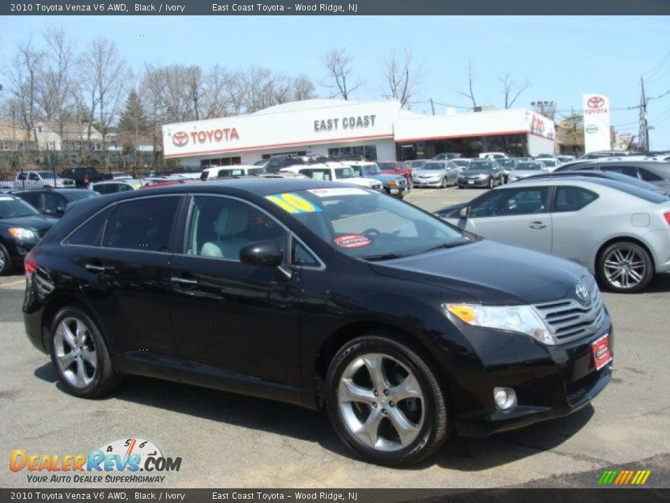 2010 Toyota Venza V6 AWD Black / Ivory Photo #1