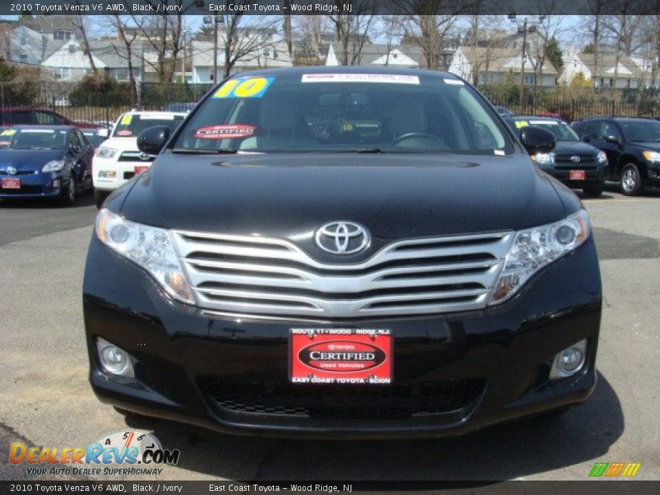 2010 Toyota Venza V6 AWD Black / Ivory Photo #2