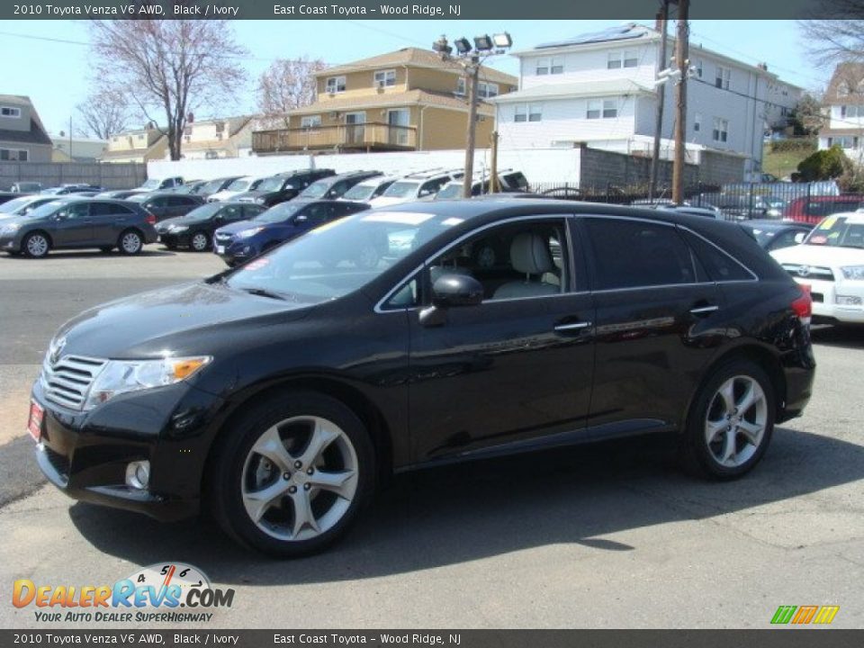 2010 Toyota Venza V6 AWD Black / Ivory Photo #3