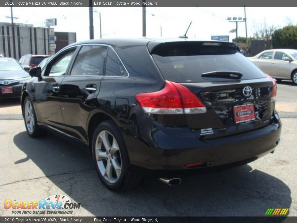 2010 Toyota Venza V6 AWD Black / Ivory Photo #4