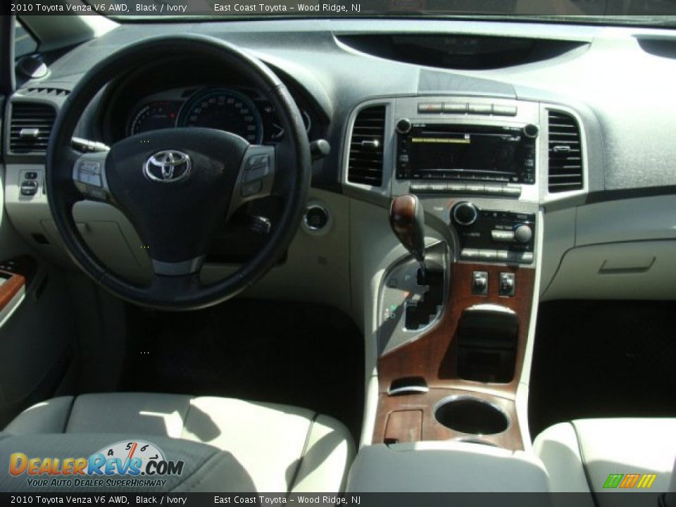 2010 Toyota Venza V6 AWD Black / Ivory Photo #9