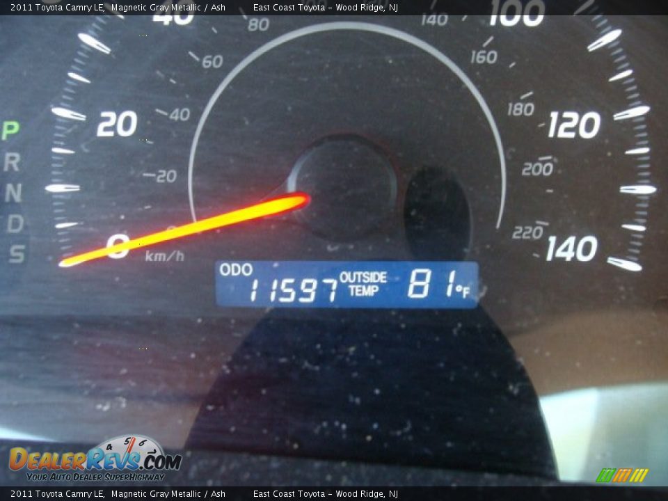 2011 Toyota Camry LE Magnetic Gray Metallic / Ash Photo #10