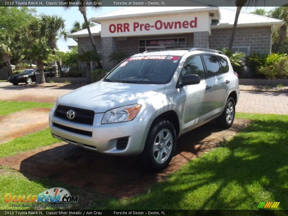 2010 Toyota RAV4 I4 Classic Silver Metallic / Ash Gray Photo #1