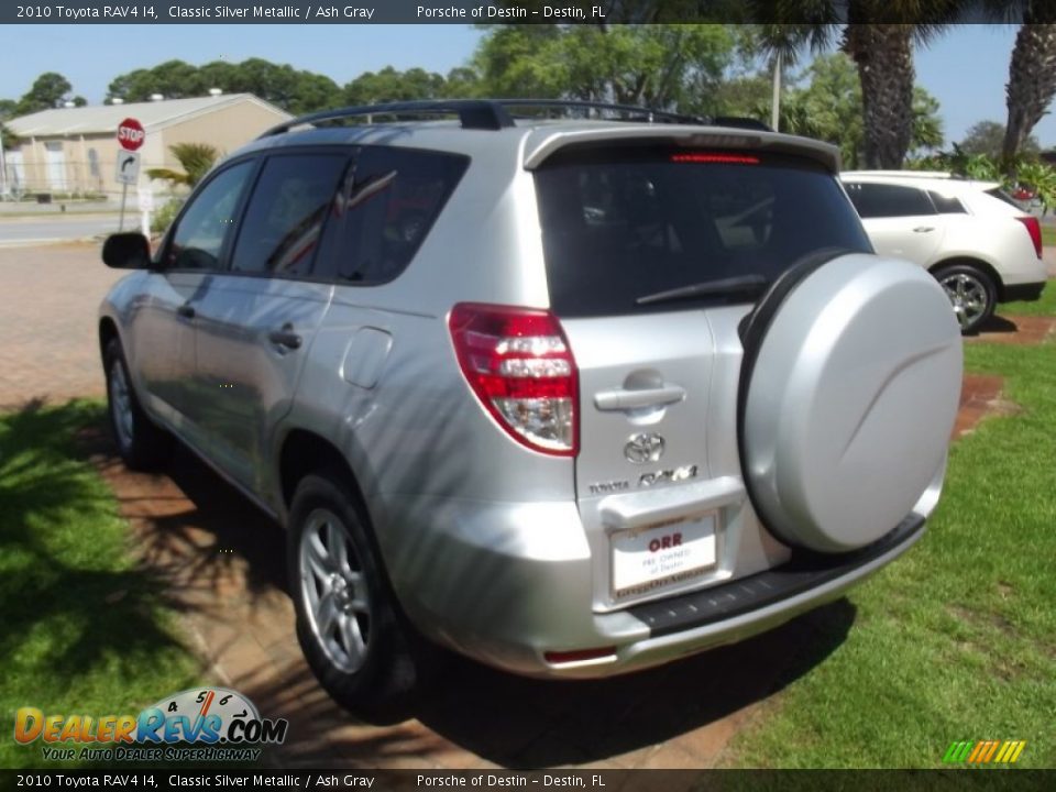 2010 Toyota RAV4 I4 Classic Silver Metallic / Ash Gray Photo #3