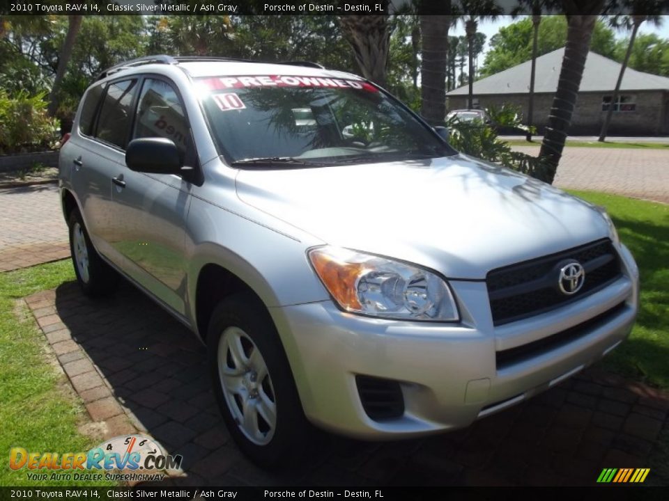 2010 Toyota RAV4 I4 Classic Silver Metallic / Ash Gray Photo #7