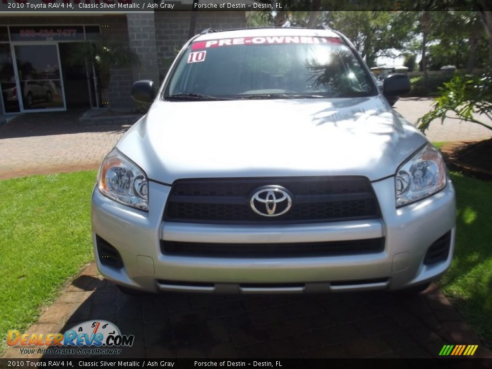 2010 Toyota RAV4 I4 Classic Silver Metallic / Ash Gray Photo #8