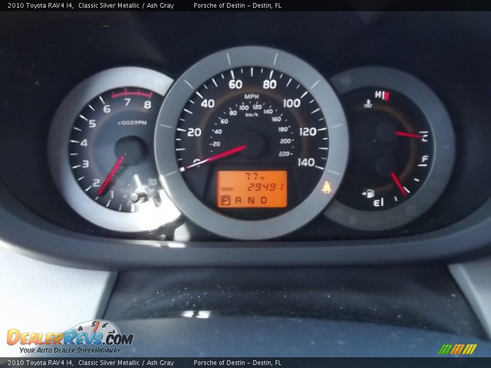 2010 Toyota RAV4 I4 Classic Silver Metallic / Ash Gray Photo #14