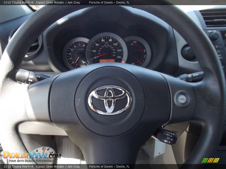 2010 Toyota RAV4 I4 Classic Silver Metallic / Ash Gray Photo #15