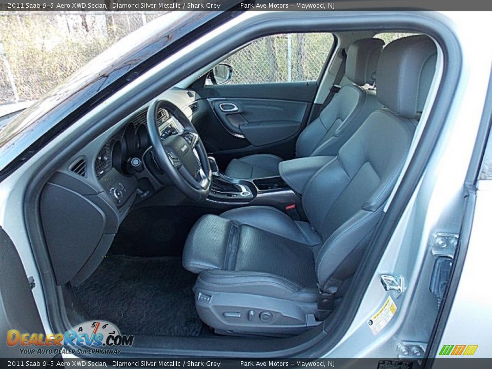 Front Seat of 2011 Saab 9-5 Aero XWD Sedan Photo #11
