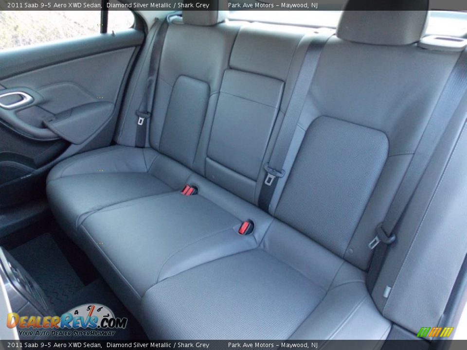 Rear Seat of 2011 Saab 9-5 Aero XWD Sedan Photo #19