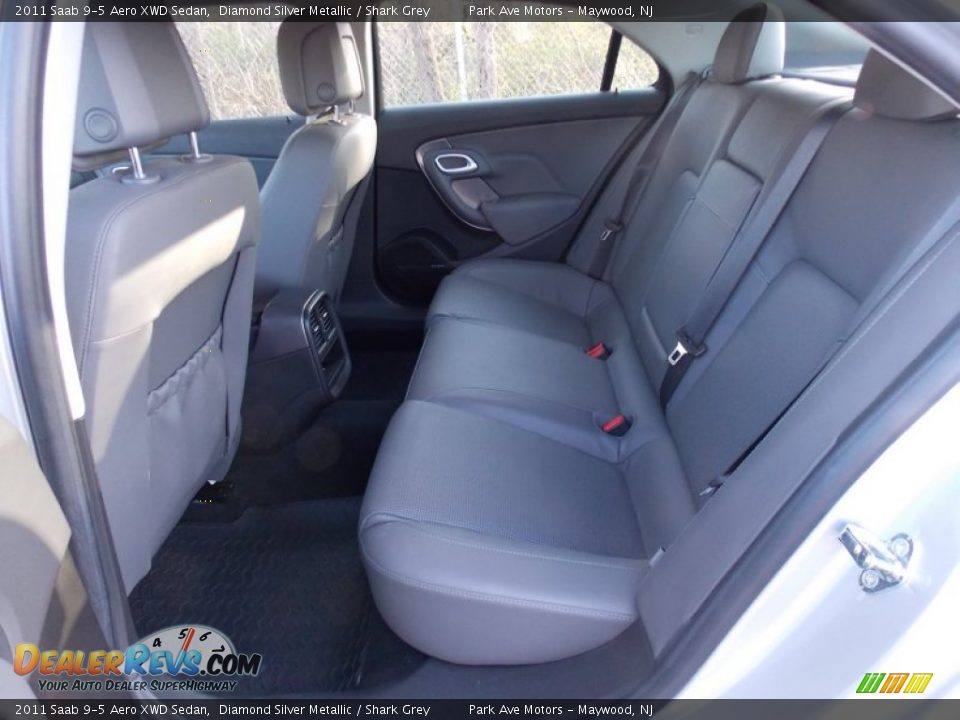 Rear Seat of 2011 Saab 9-5 Aero XWD Sedan Photo #20