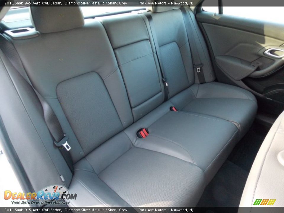 Rear Seat of 2011 Saab 9-5 Aero XWD Sedan Photo #26