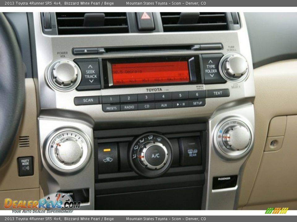 2013 Toyota 4Runner SR5 4x4 Blizzard White Pearl / Beige Photo #6