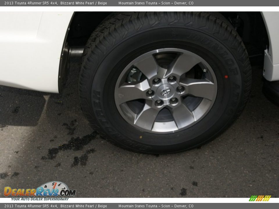 2013 Toyota 4Runner SR5 4x4 Blizzard White Pearl / Beige Photo #9