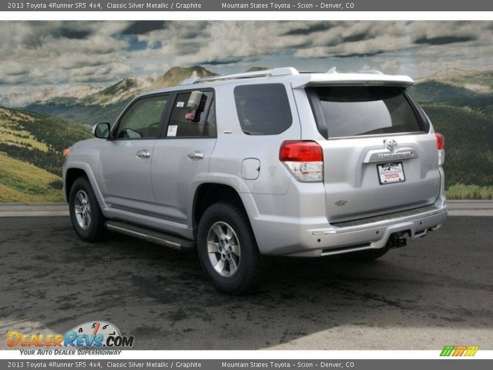 2013 Toyota 4Runner SR5 4x4 Classic Silver Metallic / Graphite Photo #2