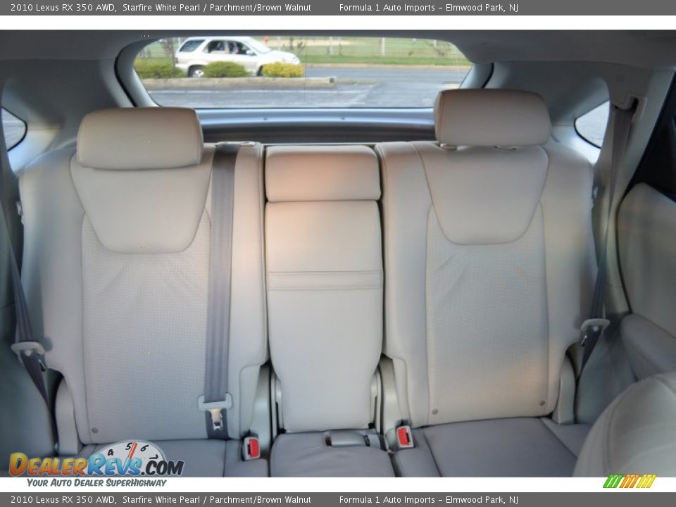 2010 Lexus RX 350 AWD Starfire White Pearl / Parchment/Brown Walnut Photo #26