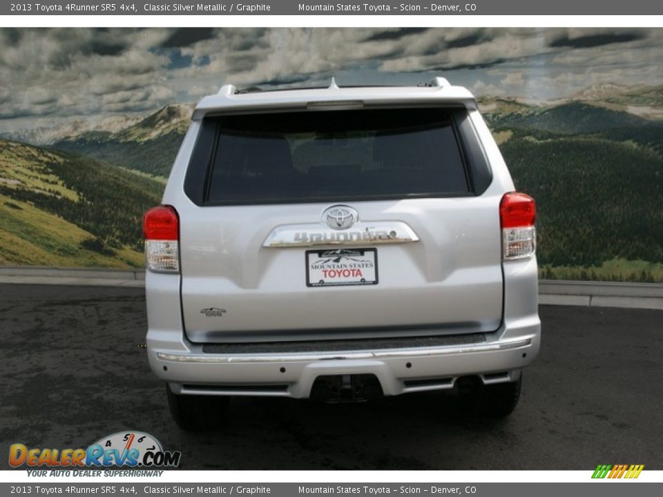 2013 Toyota 4Runner SR5 4x4 Classic Silver Metallic / Graphite Photo #4