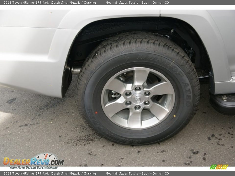 2013 Toyota 4Runner SR5 4x4 Classic Silver Metallic / Graphite Photo #9