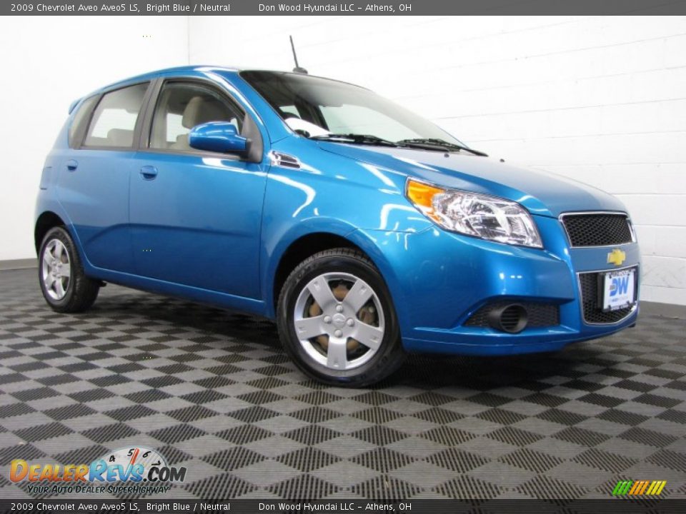 2009 Chevrolet Aveo Aveo5 LS Bright Blue / Neutral Photo #1
