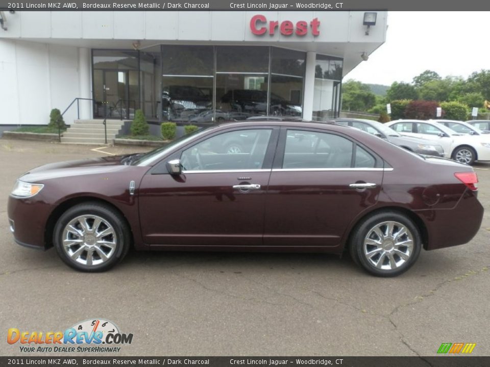 2011 Lincoln MKZ AWD Bordeaux Reserve Metallic / Dark Charcoal Photo #1