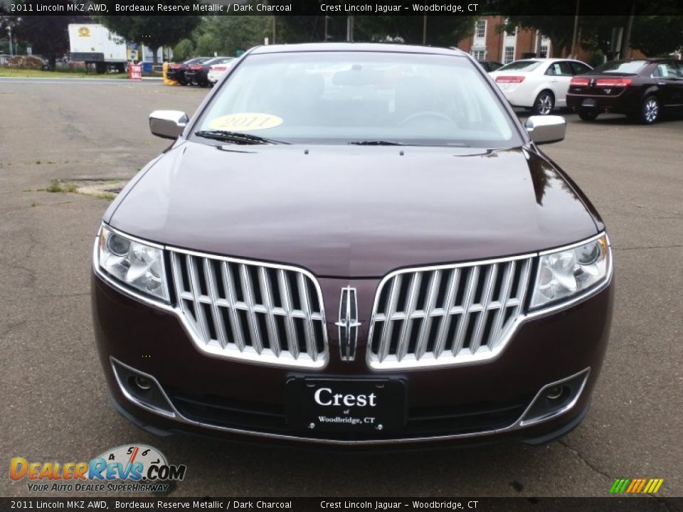 2011 Lincoln MKZ AWD Bordeaux Reserve Metallic / Dark Charcoal Photo #3