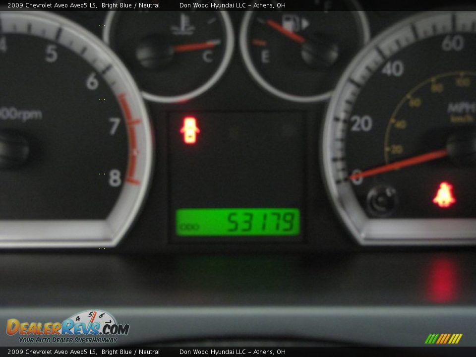 2009 Chevrolet Aveo Aveo5 LS Bright Blue / Neutral Photo #20