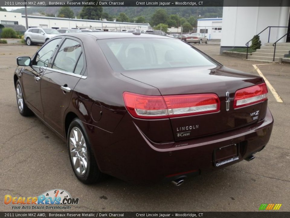2011 Lincoln MKZ AWD Bordeaux Reserve Metallic / Dark Charcoal Photo #7