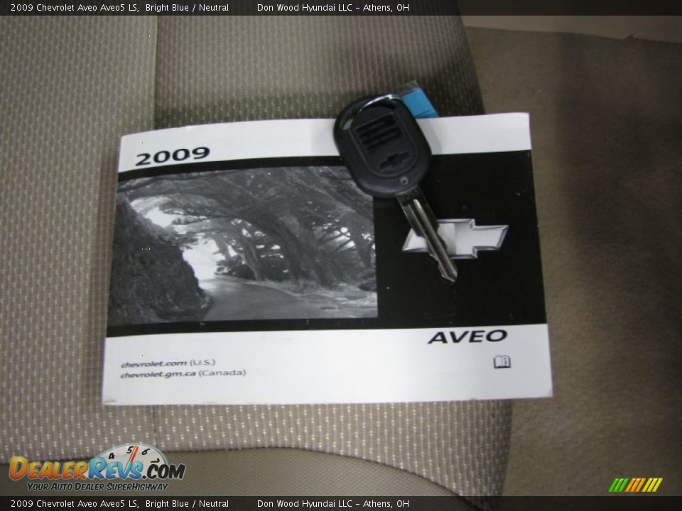 2009 Chevrolet Aveo Aveo5 LS Bright Blue / Neutral Photo #27