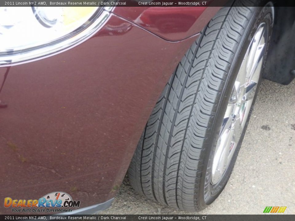 2011 Lincoln MKZ AWD Bordeaux Reserve Metallic / Dark Charcoal Photo #14