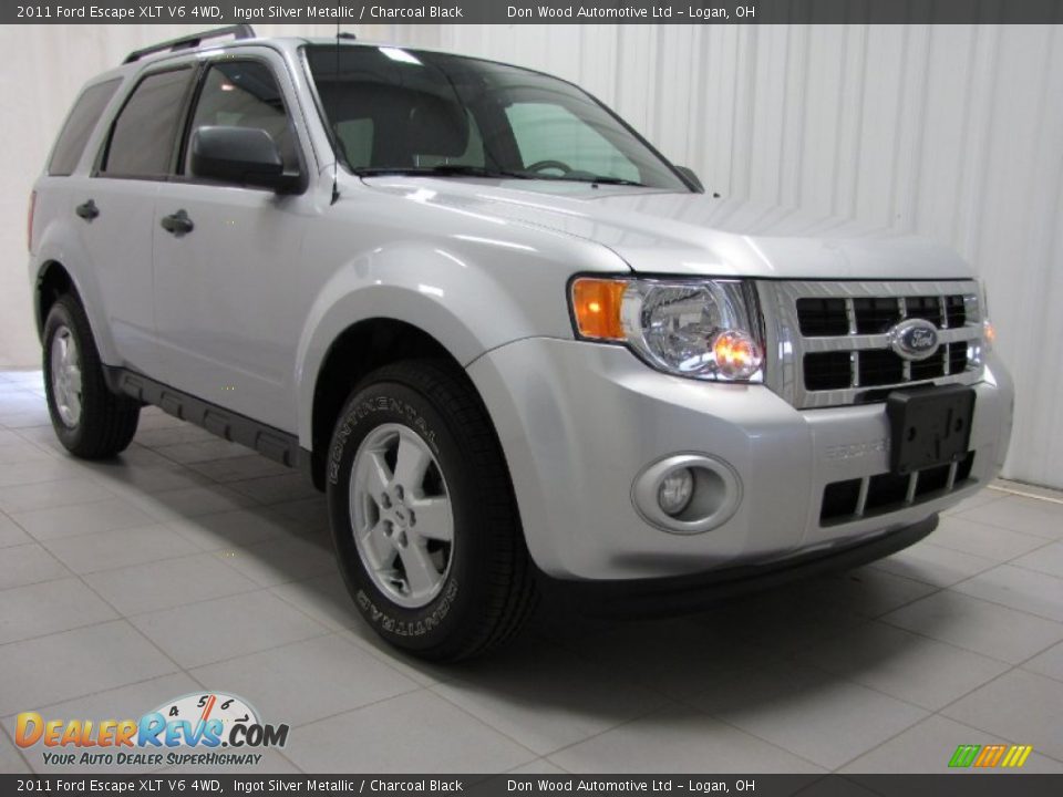 2011 Ford Escape XLT V6 4WD Ingot Silver Metallic / Charcoal Black Photo #1