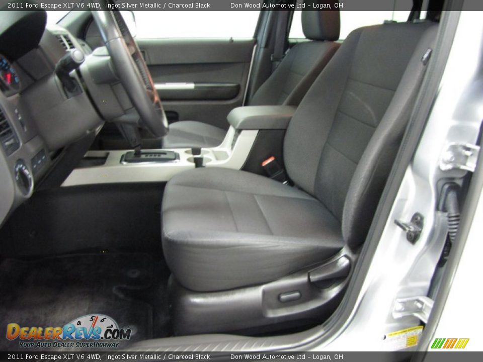 2011 Ford Escape XLT V6 4WD Ingot Silver Metallic / Charcoal Black Photo #5