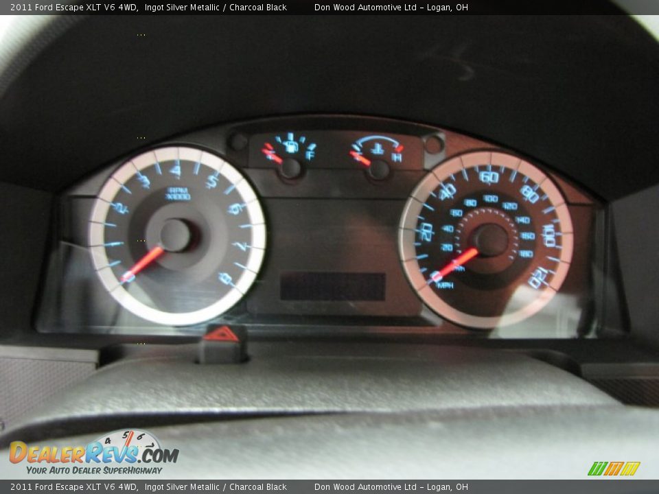 2011 Ford Escape XLT V6 4WD Ingot Silver Metallic / Charcoal Black Photo #19
