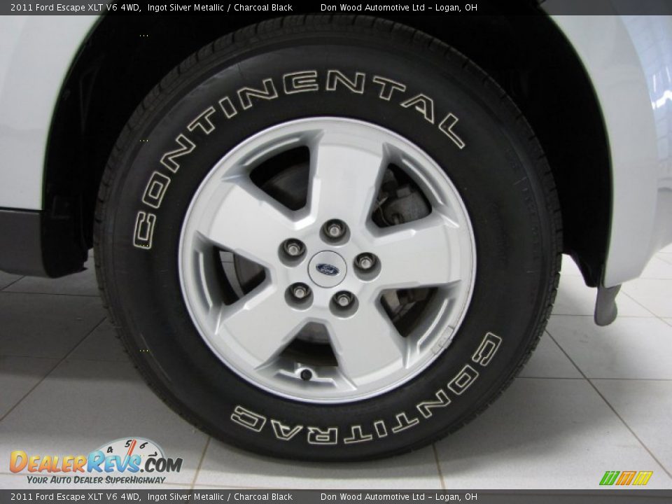 2011 Ford Escape XLT V6 4WD Ingot Silver Metallic / Charcoal Black Photo #26