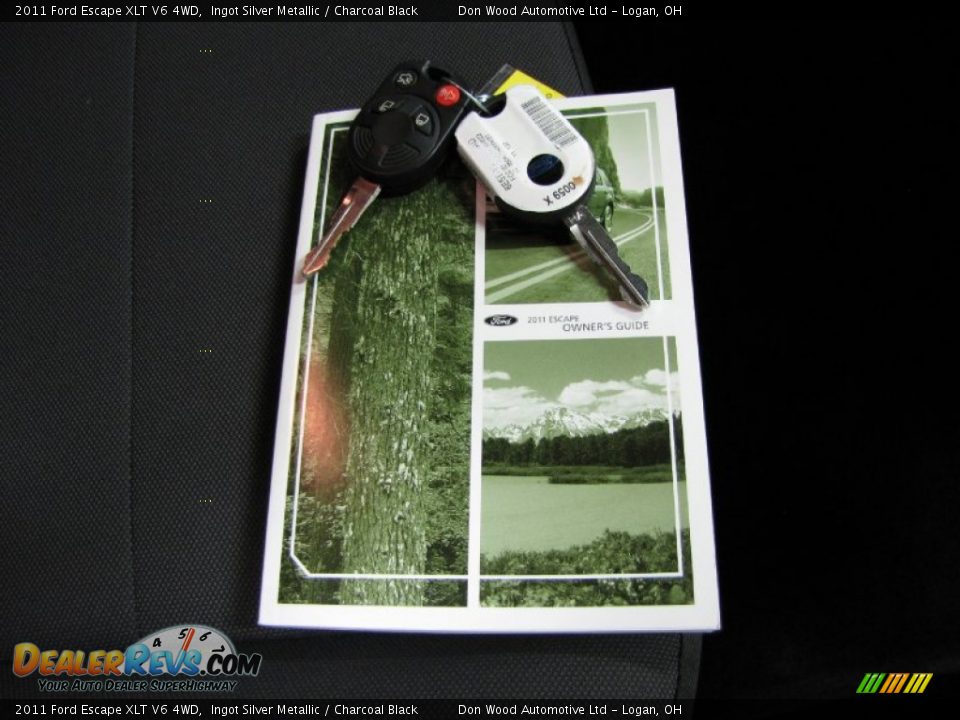 2011 Ford Escape XLT V6 4WD Ingot Silver Metallic / Charcoal Black Photo #27