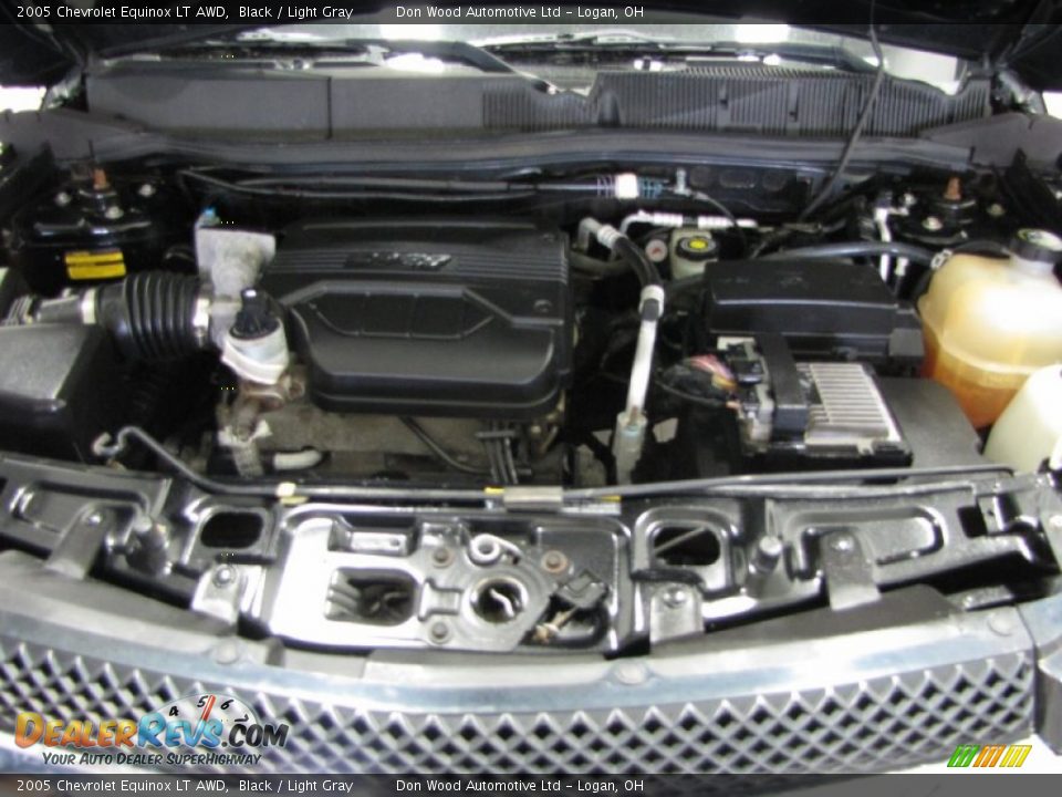 2005 Chevrolet Equinox LT AWD Black / Light Gray Photo #4